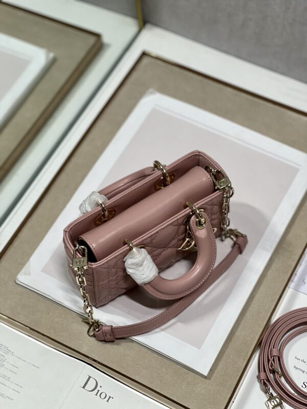 Dior Mini Horizontal Diana Bag - Pink - Image 3