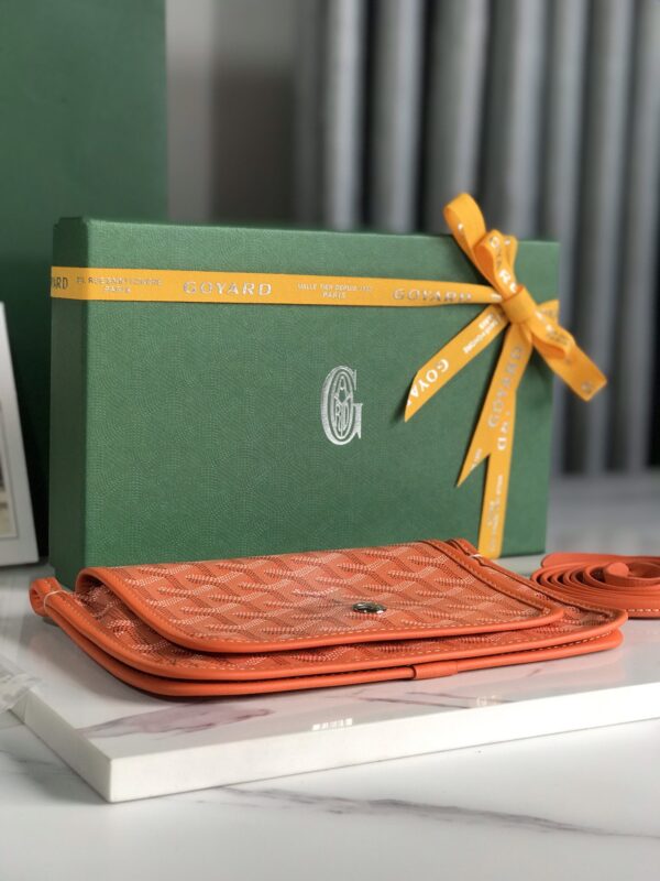 Goyard Plumet Three-Layer Bag - Orange - Image 4
