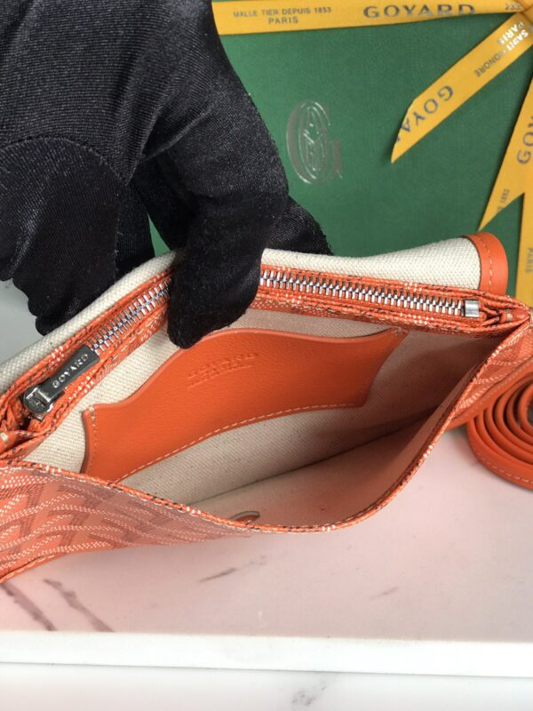 Goyard Plumet Three-Layer Bag - Orange - Image 2