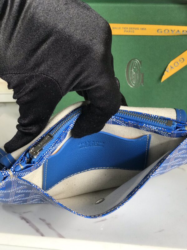 Goyard Plumet Three-Layer Bag - Electric Blue - Image 2