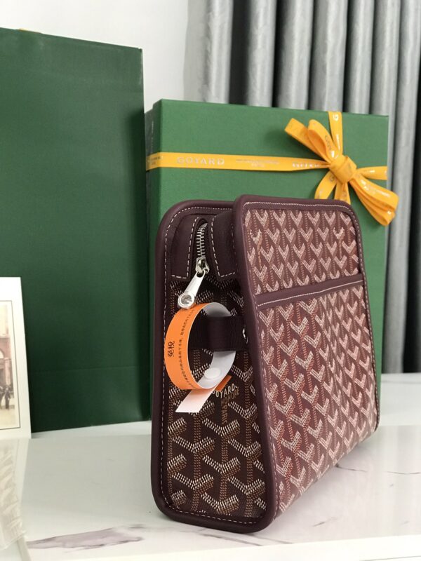 Goyard Jouvence Toiletry Bag - Wine Red - Image 3