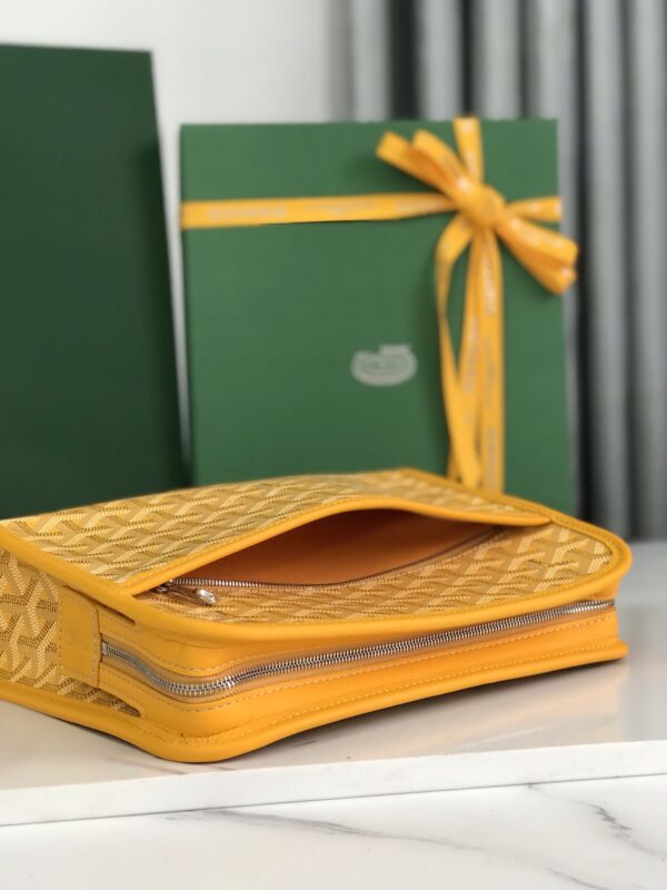 Goyard Jouvence Toiletry Bag - Mustard - Image 3