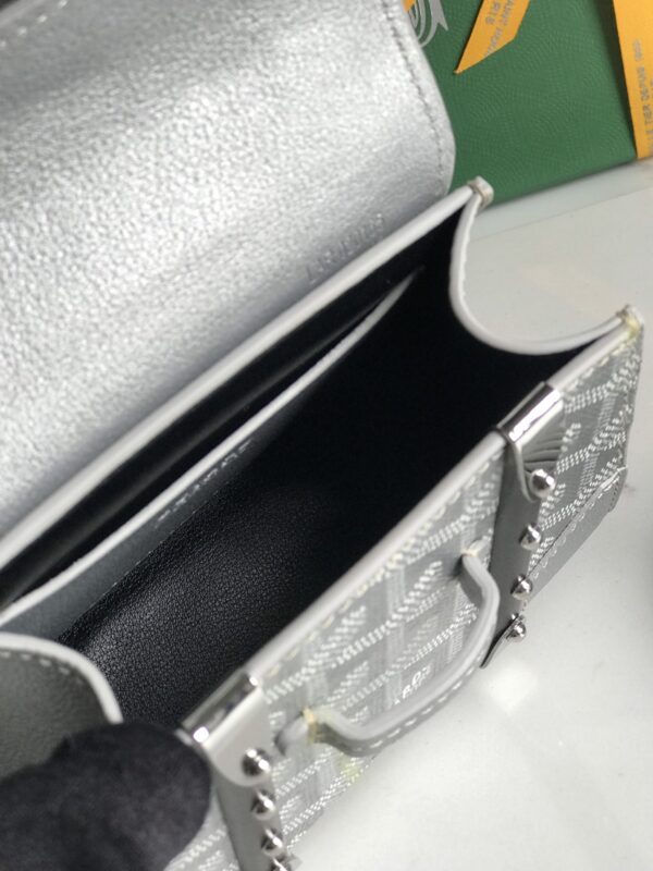 Goyard Saïgon Nano Super Mini Handbag - Silver - Image 2