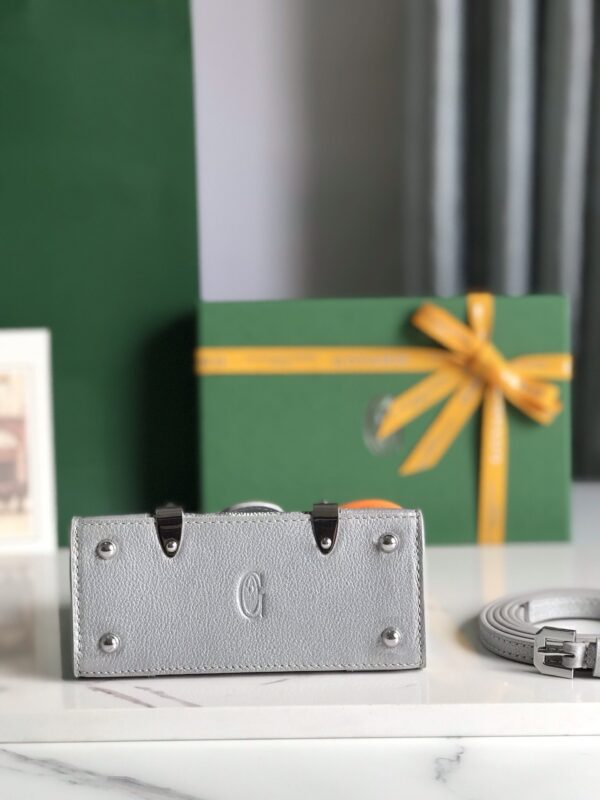 Goyard Saïgon Nano Super Mini Handbag - Silver - Image 3