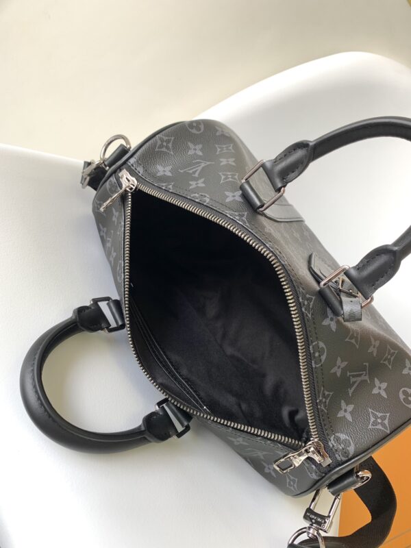 Louis Vuitton Keepall Bandoulière 35 handbag - Gray/Black - Image 2