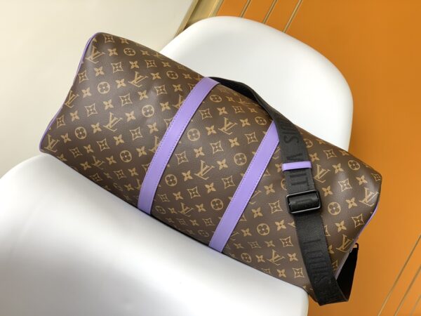 Louis Vuitton Keepall 50 Travel Bag - Purple - Image 3