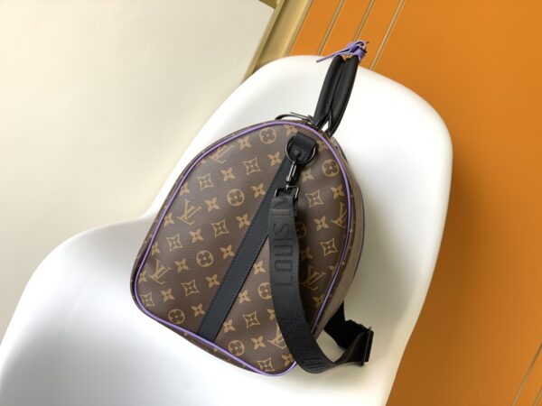 Louis Vuitton Keepall 50 Travel Bag - Purple - Image 4