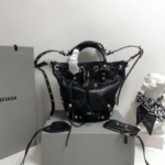 Balenciaga Le Cagole Large Bucket Bag - Black