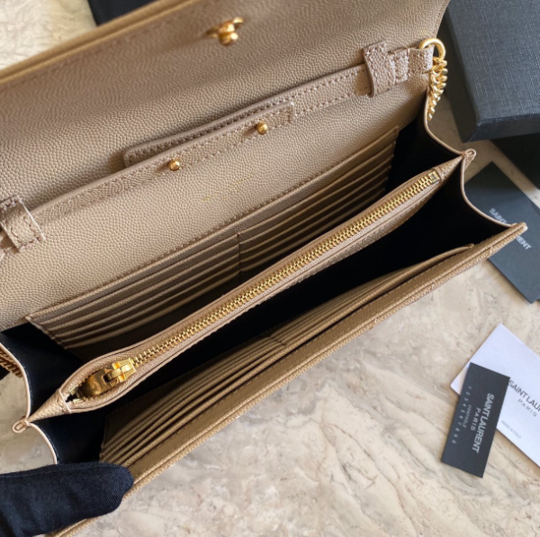 YSL Yves Saint Laurent Clutch Bag - Cream - Image 2