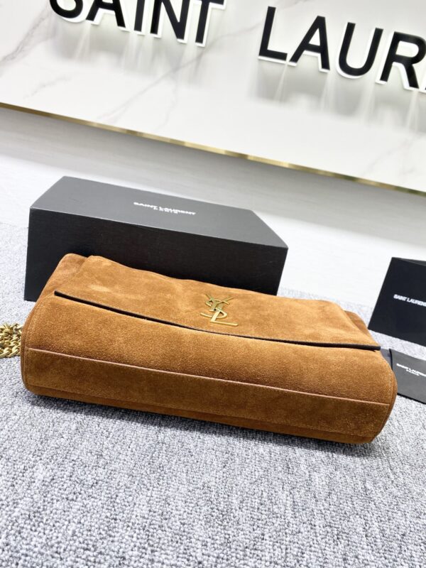 YSL Yves Saint Laurent Chain Handbag - Orange - Image 3