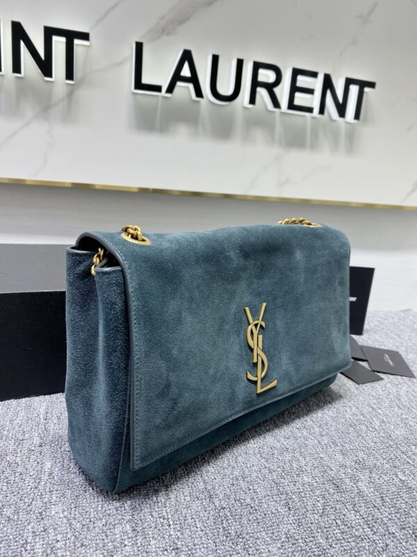 YSL Yves Saint Laurent Chain Handbag - Sea Green - Image 4