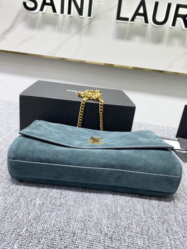 YSL Yves Saint Laurent Chain Handbag - Sea Green - Image 3