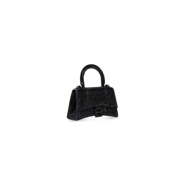 Balenciaga Super Mini Hourglass Bag - Black - Image 2