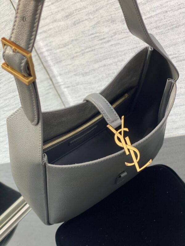 YSL Autumn And Winter Simple Handbag - Gray - Image 2