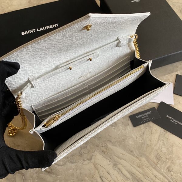 YSL Yves Saint Laurent Clutch Bag - White - Image 2
