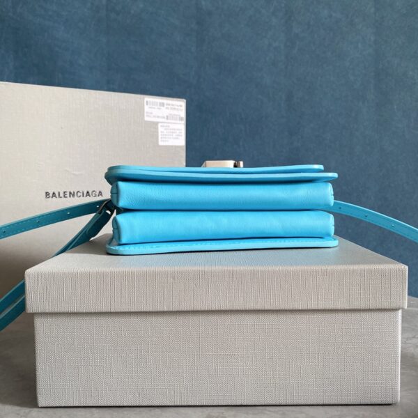 Balenciaga Square Box B Bag - Blue - Image 5