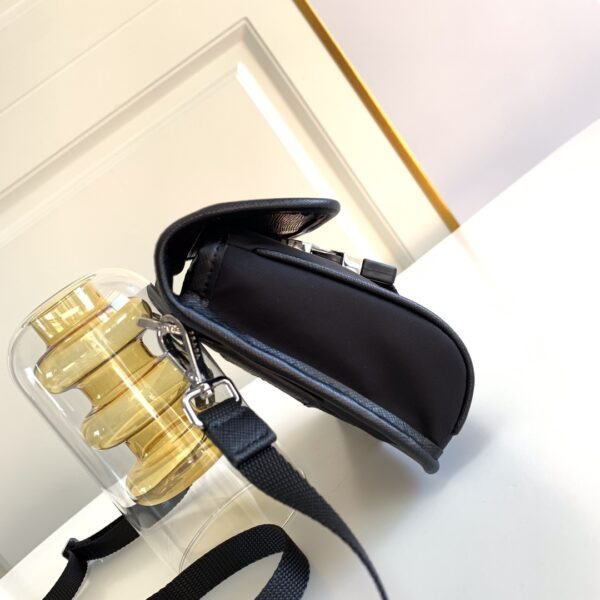 Prada Mini Messenger Bag - Black - Image 5