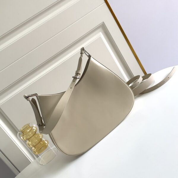 Prada Large Medieval Armpit Bag - Cream - Image 4