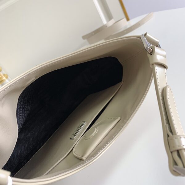 Prada Large Medieval Armpit Bag - Cream - Image 2