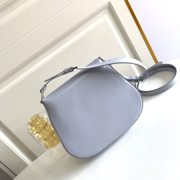 Prada Large Flap Armpit Bag - Blue - Image 4