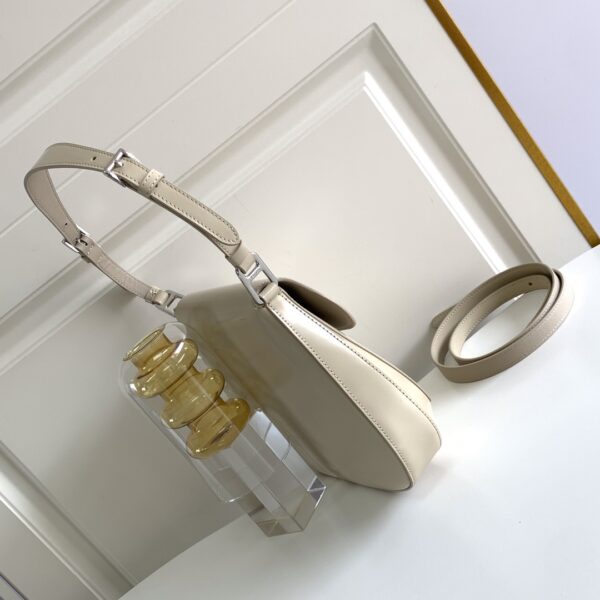 Prada Large Flap Armpit Bag - Cream - Image 5