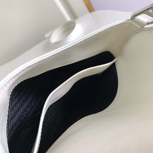 Prada Large Flap Armpit Bag - White - Image 2