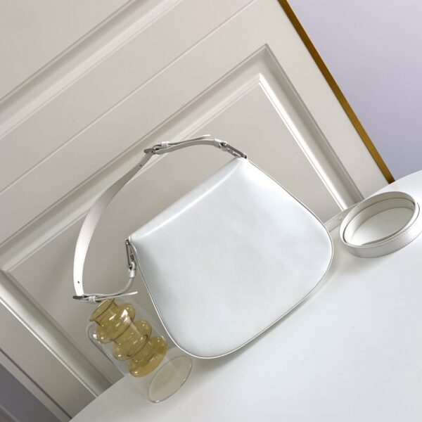 Prada Large Flap Armpit Bag - White - Image 4