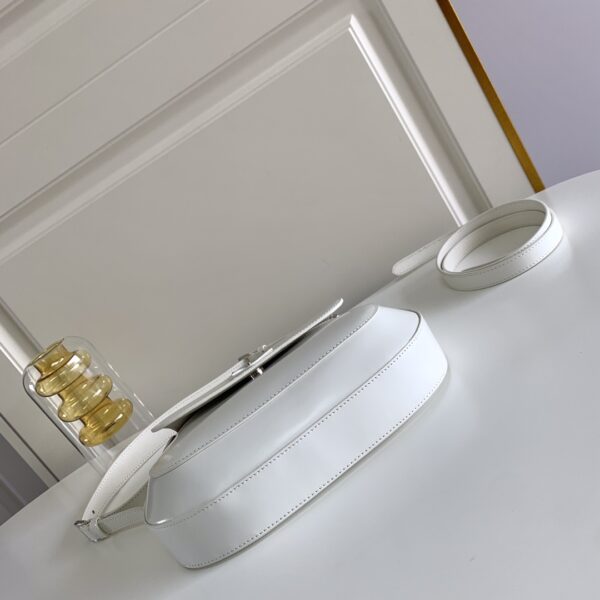 Prada Large Flap Armpit Bag - White - Image 3