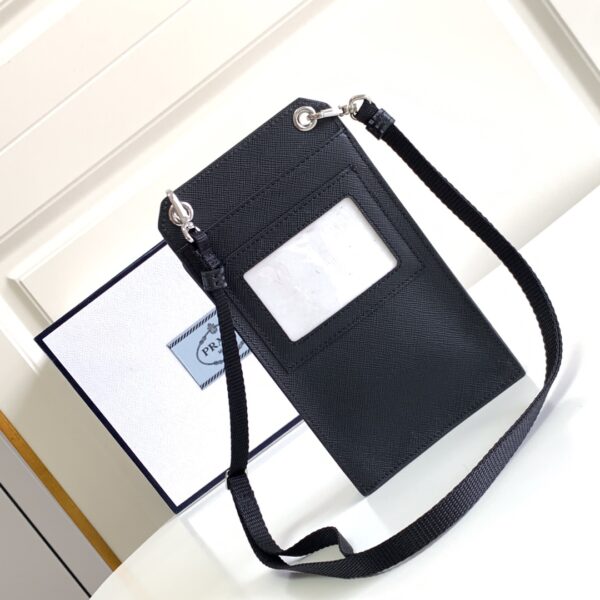 Prada Mobile Phone Bag - Black - Image 4