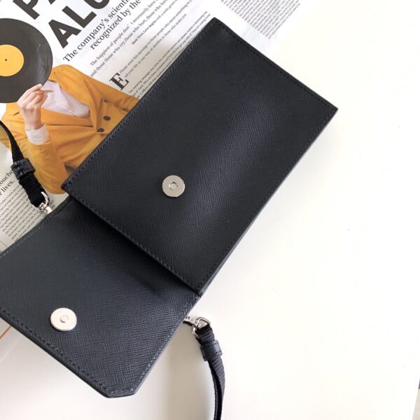 Prada Mobile Phone Bag - Black - Image 3