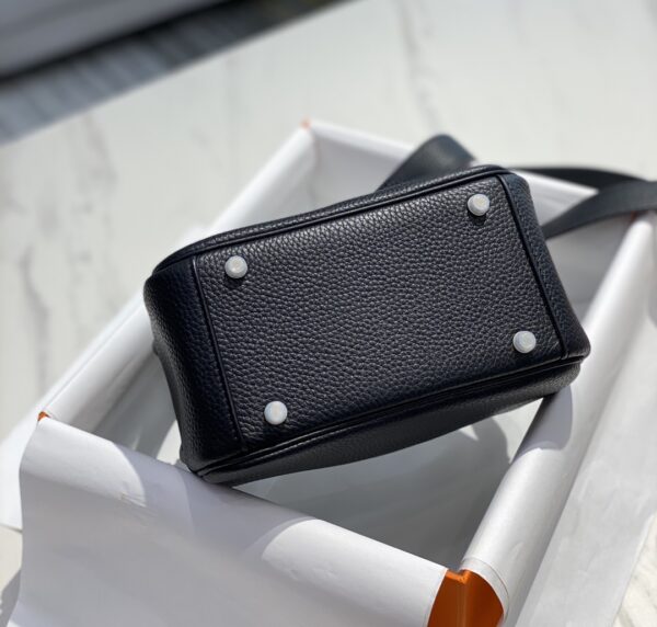 Hermes Mini Lindy Handbags - Black - Image 3