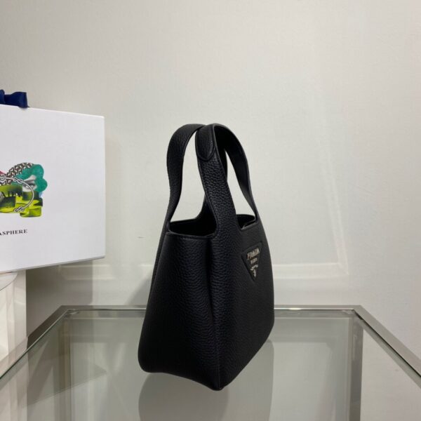 Prada Vegetable Basket Large Tote Bag - Black - Image 3
