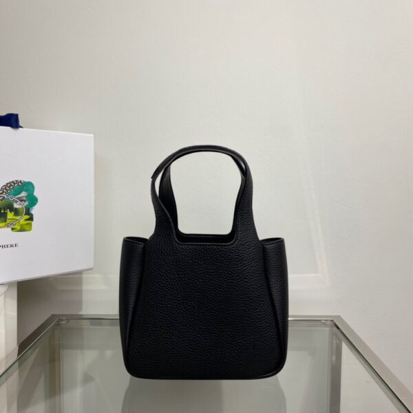 Prada Vegetable Basket Large Tote Bag - Black - Image 2