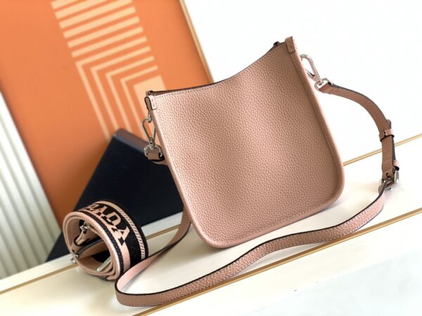 Prada Mini Shoulder Double Strap Bag - Pink - Image 4
