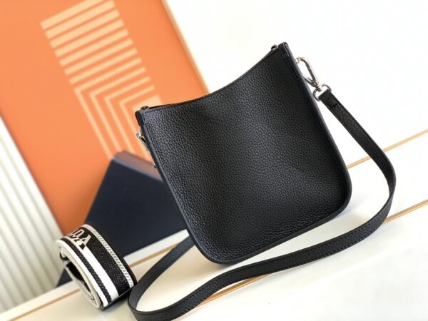 Prada Mini Shoulder Double Strap Bag - Black - Image 4