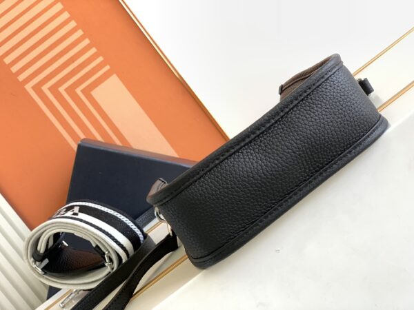 Prada Mini Shoulder Double Strap Bag - Black - Image 3