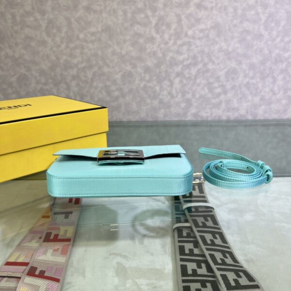 Fendi Baguette Smartphone Bag - Light Blue - Image 4