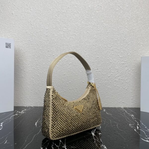 Prada Flash Diamond Hobo handbag - Gold - Image 5