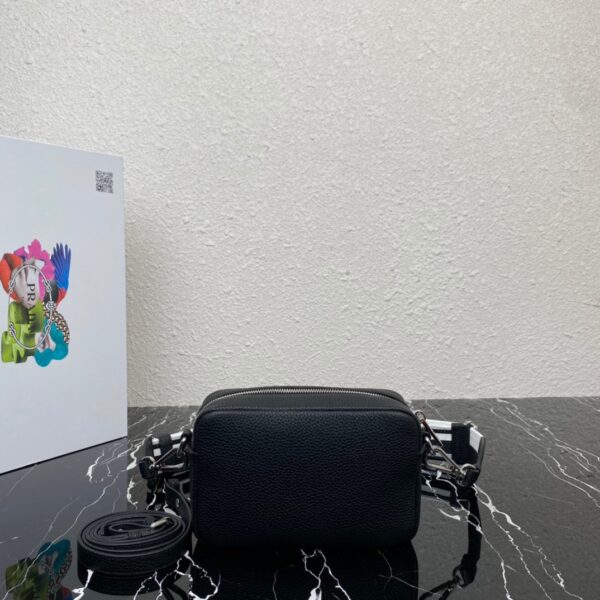 Prada Single-Pull Double Shoulder Strap Handbag - Black - Image 5