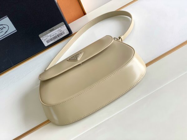 Prada Small Armpit Bag - Flip Camel - Image 3