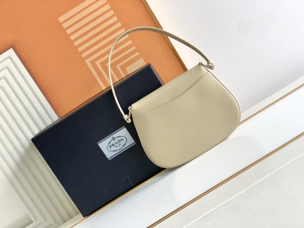 Prada Small Armpit Bag - Flip Camel - Image 5