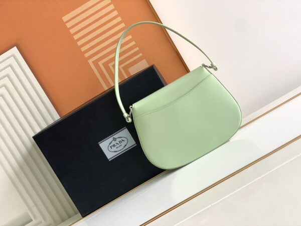 Prada Small Armpit Bag - Flip Mint Green - Image 5