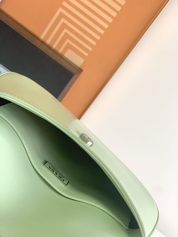 Prada Small Armpit Bag - Flip Mint Green - Image 2