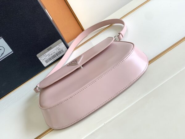 Prada Small Armpit Bag - Flip Snow Powder - Image 5