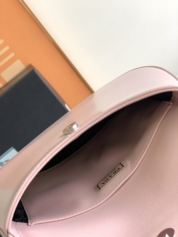 Prada Small Armpit Bag - Flip Snow Powder - Image 2