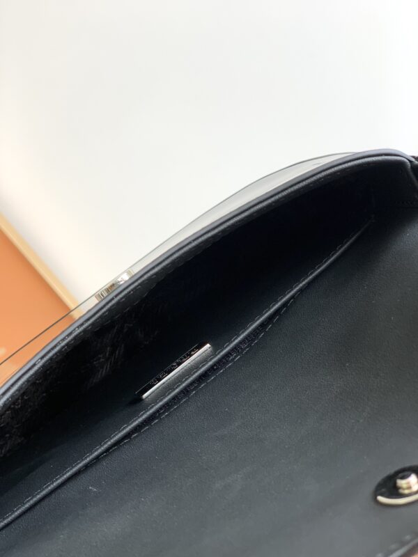 Prada Small Armpit Bag - Flip Black - Image 2