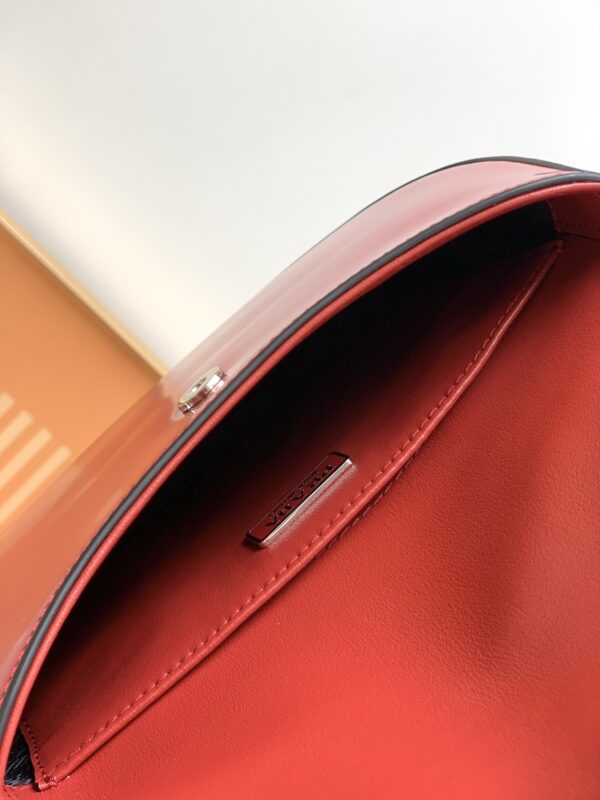 Prada Small Armpit Bag - Flip Red - Image 2