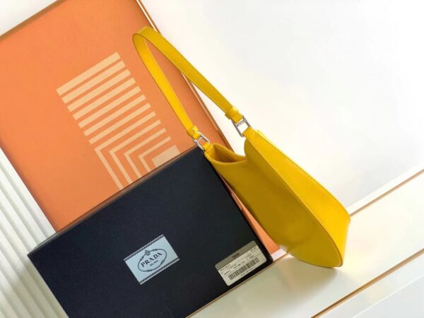 Prada Hobo Underarm Bag - Yellow - Image 4