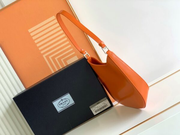 Prada Hobo Underarm Bag - Orange - Image 3