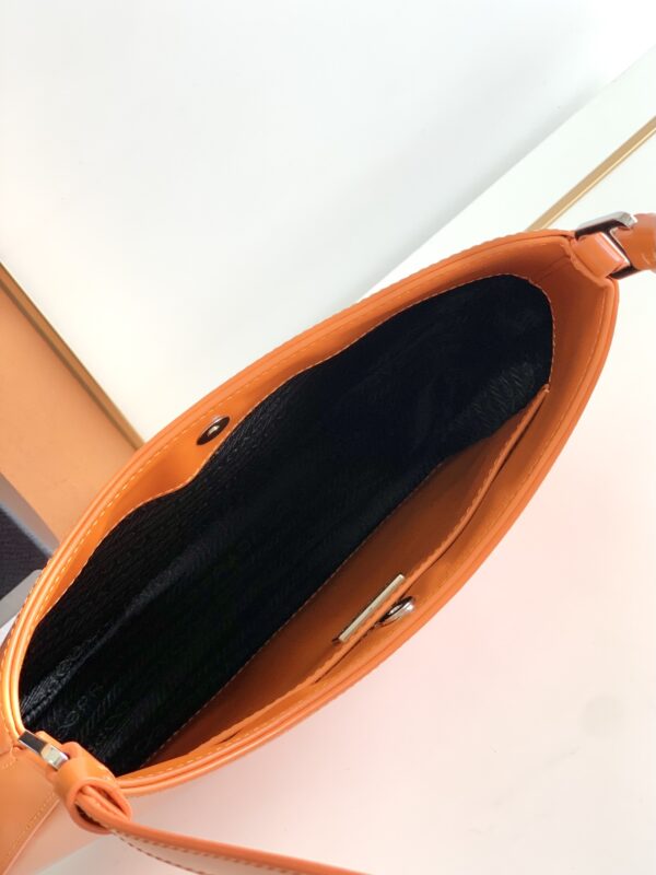 Prada Hobo Underarm Bag - Orange - Image 4